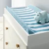 Wipeable Changing Pad Cover - Blue And White Stripes - Cloud Island™ -Love To Dream Baby Shop GUEST 5c0ac18e da73 45f1 9734 c8a3a778d0bb