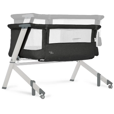 Evolur Stellar Bassinet And Bedside Sleeper - Black 6 Evolur Stellar Bassinet And Bedside Sleeper - Black - Image 4
