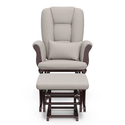 Storkcraft Tuscany Espresso Frame Glider And Ottoman 4 Storkcraft Tuscany Espresso Frame Glider And Ottoman - Image 2