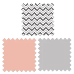 Bacati - Ikat Dots Stripes Coral Grey Girls 4 Pc Crib Set With 2 Muslin Swaddle Blankets 11 Bacati - Ikat Dots Stripes Coral Grey Girls 4 Pc Crib Set With 2 Muslin Swaddle Blankets -Love To Dream Baby Shop GUEST 5cf1a903 779a 427a a0ff fbbd51529f01 1