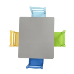 5pc Kids' Wood Table And Chair Set Green/Blue/Gray - Humble Crew -Love To Dream Baby Shop GUEST 5da43338 4eb9 4396 ba3e af72b167dd9d