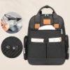 KeaBabies Bree Diaper Bag Backpack, Waterproof Baby Diaper Bags With Changing Pad, Girl, Boy, 2 Kids Travel Essentials (Charcoal) -Love To Dream Baby Shop GUEST 5fafda5d 8a12 4b03 832d 68371cb49b07