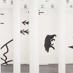 Crib Bedding Set My Baby Sam White Black