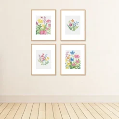 Big Dot Of Happiness Wildflowers - Unframed Floral Nursery And Room Decor Linen Paper Wall Art - Set Of 4 - Artisms - 8 X 10 Inches 9 Big Dot Of Happiness Wildflowers - Unframed Floral Nursery And Room Decor Linen Paper Wall Art - Set Of 4 - Artisms - 8 X 10 Inches -Love To Dream Baby Shop GUEST 5fd43557 2dbd 4f55 8122 800fd25b7474