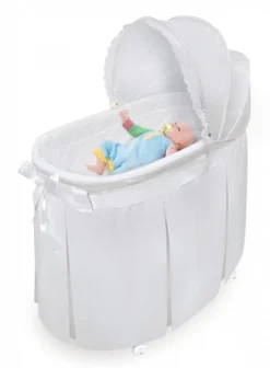 Badger Basket Wishes Oval Bassinet -Love To Dream Baby Shop GUEST 601133b4 f6c4 44f4 abfd 998ffc0716aa