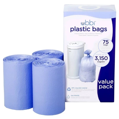 Ubbi® Ubbi Plastic Diaper Pail Bags 5 Ubbi® Ubbi Plastic Diaper Pail Bags - Image 3