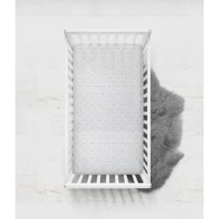 Bacati - Love Gray Muslin 100 Percent Cotton Universal Baby US Standard Crib Or Toddler Bed Fitted Sheet 7 Bacati - Love Gray Muslin 100 Percent Cotton Universal Baby US Standard Crib Or Toddler Bed Fitted Sheet -Love To Dream Baby Shop GUEST 6280ed19 c86a 480a 98e8 8fd19b3abcc9