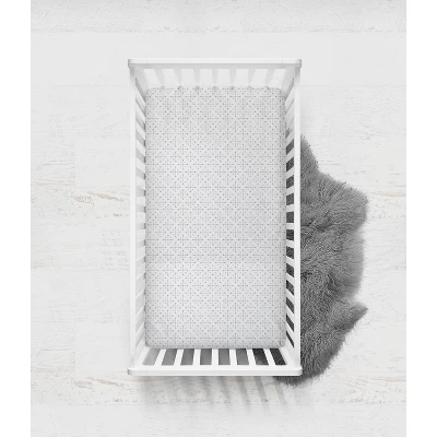 Bacati - Love Gray Muslin 100 Percent Cotton Universal Baby US Standard Crib Or Toddler Bed Fitted Sheet 4 Bacati - Love Gray Muslin 100 Percent Cotton Universal Baby US Standard Crib Or Toddler Bed Fitted Sheet - Image 2