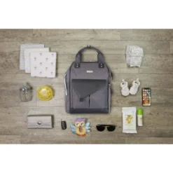 Baby Brezza Lucia Back Pack Diaper Bag - Gray -Love To Dream Baby Shop GUEST 62902a80 ad82 43b6 a2af 0ddfd6b7f677