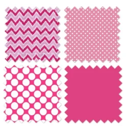 Bacati - Mix N Match Chevron/Dots Long Crib Rail Guard Cover Pink -Love To Dream Baby Shop GUEST 62d023a1 297a 479a 9bd6 5e3d067d027c