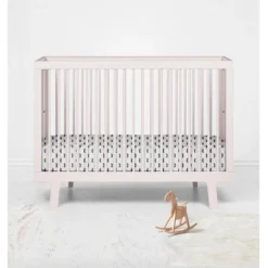 Bacati - Mustache Black Muslin 100 Percent Cotton Universal Baby US Standard Crib Or Toddler Bed Fitted Sheet -Love To Dream Baby Shop GUEST 62dfa863 565d 4d39 9b4a 54431c489188