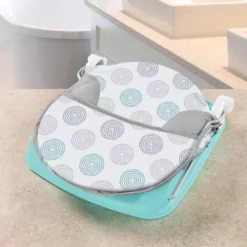 Summer Infant Deluxe Baby Bather Dashed Dots Gray/Aqua -Love To Dream Baby Shop GUEST 63643b0c 3bb7 4f6f 9f40 073842fdf404