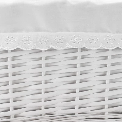 Badger Basket With Decorative White Liners Set Of 3 6 Badger Basket With Decorative White Liners Set Of 3 - Image 4