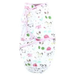 Hudson Baby Infant Girl Quilted Cotton Swaddle Wrap 3pk, Girl Farm Animals, 0-3 Months -Love To Dream Baby Shop GUEST 645e6610 4034 4520 ba1b 18899c14f264