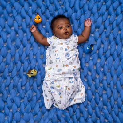 HALO Innovations SleepSack 100% Cotton Swaddle Wrap Disney Baby Collection Finding Nemo 5 HALO Innovations SleepSack 100% Cotton Swaddle Wrap Disney Baby Collection Finding Nemo - Image 3