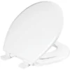 Mayfair By Bemis NextStep2 Never Loosens Round Enameled Wood Children's Potty Training Toilet Seat With Easy Clean And Slow Close Hinge - White -Love To Dream Baby Shop GUEST 694b1c36 75fe 46b6 b38f c406aa251a2b