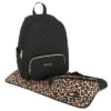 Jessica Simpson Quilted Backpack Diaper Bag With Fanny Pack - Black -Love To Dream Baby Shop GUEST 6ab30391 576d 465c 9b39 46c0dc635ff1