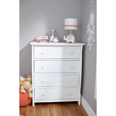 Sorelle Princeton Elite 4 Drawer Dresser White 3 Sorelle Princeton Elite 4 Drawer Dresser White