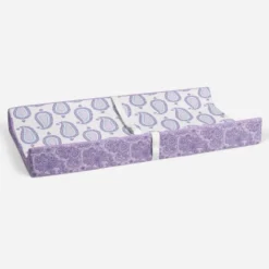 Bacati - Isabella Paisley Aqua/Lilac/Purple Paisley Changing Pad Cover -Love To Dream Baby Shop GUEST 6be8e307 c3bf 4055 8a12 3d87b57827e4