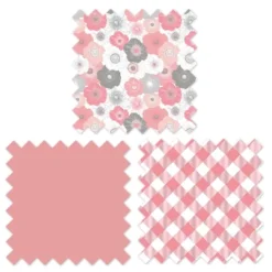 Bacati - Watercolor Floral Coral Gray Chocolate 3 Pc Crib Bedding Set -Love To Dream Baby Shop GUEST 6cd7fb00 3f1a 4e6a 8e64 88a2add9c85d