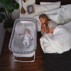 Ingenuity Crosby Foldaway Rocking Bassinet - Crosby -Love To Dream Baby Shop GUEST 6ec663d7 ab84 484b 901b 42f4c3d6b911