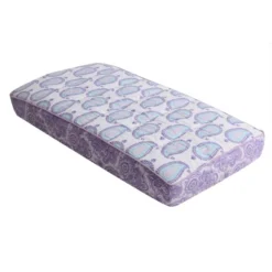 Bacati - Isabella Paisley Aqua/Lilac/Purple Paisley Changing Pad Cover -Love To Dream Baby Shop GUEST 6f09491b 26ef 4d01 ac00 86f7f1c5e4c2