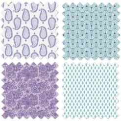 Bacati - Isabella Paisley Aqua/Lilac/Purple Long Side Crib Rail Guard Cover -Love To Dream Baby Shop GUEST 6fdf808a 4c57 4e79 b049 6c2bb3ed57be 1