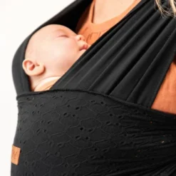 Moby Petunia Picklebottom X Moby Wrap Easy-Wrap Baby Carrier - Black Eyelet -Love To Dream Baby Shop GUEST 70709740 988d 4045 9628 a434f7059a3e