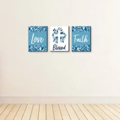 Big Dot Of Happiness Blue Elegant Cross - Nursery Wall Art, Kids Room Decor And Home Decorations - Gift Ideas - 7.5 X 10 Inches - Set Of 3 Prints 8 Big Dot Of Happiness Blue Elegant Cross - Nursery Wall Art, Kids Room Decor And Home Decorations - Gift Ideas - 7.5 X 10 Inches - Set Of 3 Prints -Love To Dream Baby Shop GUEST 70b1d97e 143a 445c 8616 9f1109cdf0d7