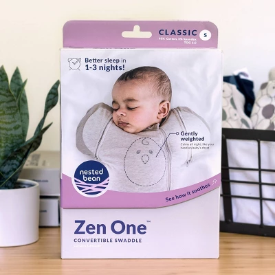 Nested Bean Zen One™ - Gently Weighted Swaddle Wrap - Night Sky 11 Nested Bean Zen One™ - Gently Weighted Swaddle Wrap - Night Sky - Image 9