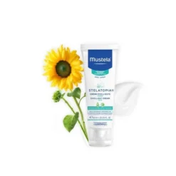 Mustela Stelatopia Emollient Baby Face Cream For Eczema Prone Skin Fragrance Free - 1.35 Fl Oz