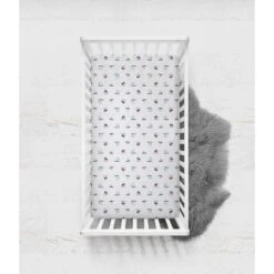 Bacati - Little Sailor Boats Girls Muslin 100 Percent Cotton Universal Baby US Standard Crib Or Toddler Bed Fitted Sheet -Love To Dream Baby Shop GUEST 7225ebf4 5f9e 4e3b a63e 2286b7420c56