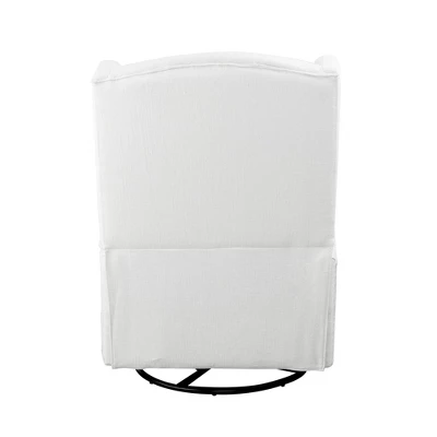 SECOND STORY HOME Hemingway Swivel Recliner Chair - White 3 SECOND STORY HOME Hemingway Swivel Recliner Chair - White