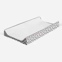 Bacati - Love Gray/White Diamond Plush Changing Pad Cover -Love To Dream Baby Shop GUEST 7337ec33 8f70 4793 a62c 668e103601cd