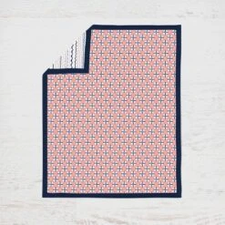 Bacati - Olivia Coral Navy 10 Pc Crib Bedding Set With Long Rail Guard Cover -Love To Dream Baby Shop GUEST 74bc68dd 19c1 4b9a 93d9 c13eed3b501f