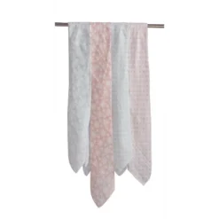 Bacati - Petals/Floral Muslin Swaddling Blankets Set Of 4 Aqua/Coral 8 Bacati - Petals/Floral Muslin Swaddling Blankets Set Of 4 Aqua/Coral -Love To Dream Baby Shop GUEST 75b8a8d3 6ca2 41cf 9f8a 9fc2b5a85ac0