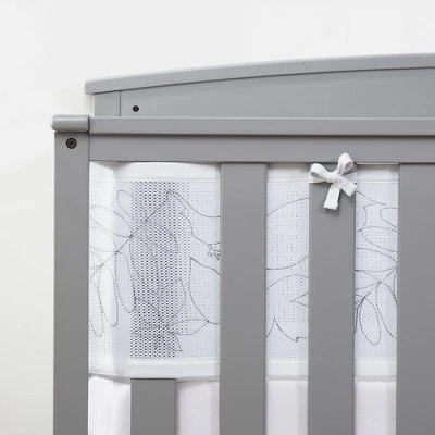 BreathableBaby Breathable Mesh Crib Liner - Deluxe Embroidered Collection - Feathered Friends 8 BreathableBaby Breathable Mesh Crib Liner - Deluxe Embroidered Collection - Feathered Friends - Image 6