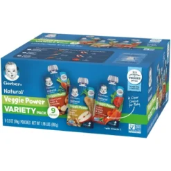 Gerber Veggie Power Variety Baby Snacks - 9pk/31.5oz -Love To Dream Baby Shop GUEST 769e2cce bccb 42d3 927a 924b9368abaa