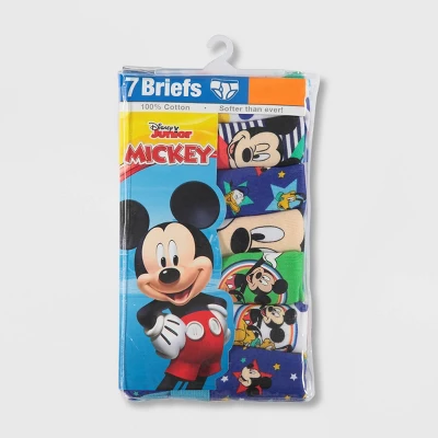 Disney Toddler Boys' 7 Pack Underwear Mickey Mouse By Handcraft 2T-3T 4 Disney Toddler Boys' 7 Pack Underwear Mickey Mouse By Handcraft 2T-3T - Image 2