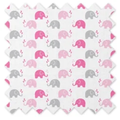 Bacati - Elephants Pink/Gray Muslin 100 Percent Cotton Universal Baby US Standard Crib Or Toddler Bed Fitted Sheet 9 Bacati - Elephants Pink/Gray Muslin 100 Percent Cotton Universal Baby US Standard Crib Or Toddler Bed Fitted Sheet -Love To Dream Baby Shop GUEST 7739937a 63ac 4e23 bbb9 dc62097a6133