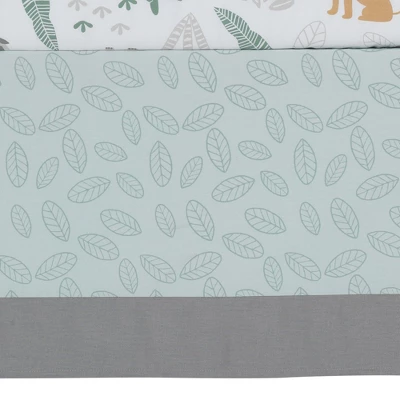Lambs & Ivy Jungle Friends 5-Piece Safari Animals Nursery Baby Crib Bedding Set 6 Lambs & Ivy Jungle Friends 5-Piece Safari Animals Nursery Baby Crib Bedding Set - Image 4