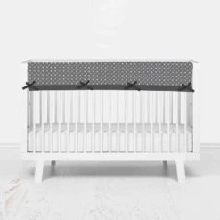 Bacati - Owls Gray/Beige Neutral Cotton Long Crib Rail Guard Cover 10 Bacati - Owls Gray/Beige Neutral Cotton Long Crib Rail Guard Cover -Love To Dream Baby Shop GUEST 797cae64 639f 40d1 bdf1 61cc8a286c15