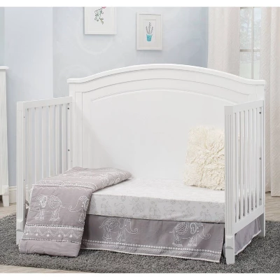 Sorelle Berkley Round Top Panel Standard Full-Sized Crib White 4 Sorelle Berkley Round Top Panel Standard Full-Sized Crib White - Image 2