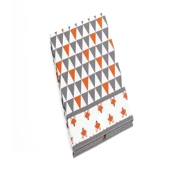 Bacati - Foxes Orange/Gray Collapsible Laundry Hamper -Love To Dream Baby Shop GUEST 7bd2adbf 50ca 4c38 9801 a857b3247450