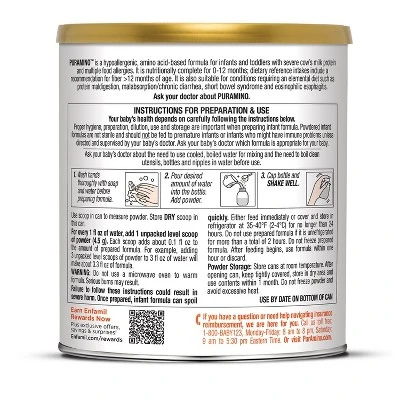 Enfamil PurAmino DHA And ARA Hypoallergenic Powder Infant Formula - 14.1oz 3 Enfamil PurAmino DHA And ARA Hypoallergenic Powder Infant Formula - 14.1oz