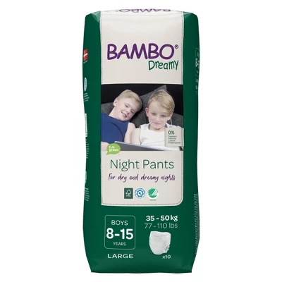 Bambo Dreamy Youth Youth Training Pants Size 8 To 15 Years 77 To 110 Lbs. 1000018877, 120 Ct 4 Bambo Dreamy Youth Youth Training Pants Size 8 To 15 Years 77 To 110 Lbs. 1000018877, 120 Ct - Image 2