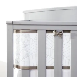 BreathableBaby Breathable Mesh Crib Liner - Deluxe Embroidered Collection - Woodland Leaves -Love To Dream Baby Shop GUEST 7f7f6c73 a9e9 45cb afdd 5333458a5ef7