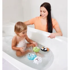 Kidoozie Splish N Splash Squirting Friends, Bathtime Tub Toy For Toddlers Ages 12 Months And Older