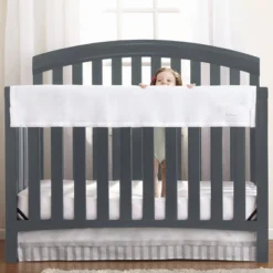 BreathableBaby Classic Breathable Mesh RailGuard Crib Rail Cover - Long Side -Love To Dream Baby Shop GUEST 81473c07 c6aa 4643 9132 b96b8a1159e3