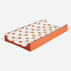 Bacati - Playful Fox Quilted Changing Pad Cover -Orange Arrows In Gussett -Love To Dream Baby Shop GUEST 81708344 2f63 491a aaea a1ef24fb8511